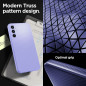 Samsung Galaxy A34 Coque Spigen  Liquid Air Violet impressionnant