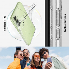 Samsung Galaxy A54 Coque Spigen Liquid Crystal Clair comme du cristal  Transparent