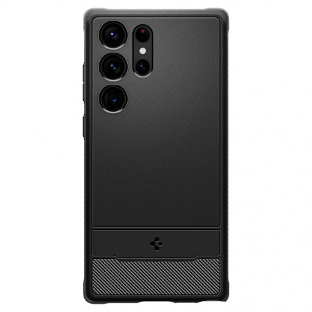 Samsung Galaxy S23 Ultra 5G Coque Spigen Armor Fibre de carbone, Élégant  Noir