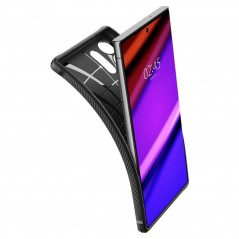 Samsung Galaxy S23 Ultra 5G Coque Spigen Armor Fibre de carbone, Élégant  Noir