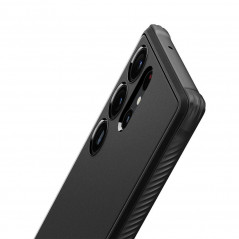 Samsung Galaxy S23 Ultra 5G Coque Spigen Armor Fibre de carbone, Élégant  Noir