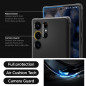 Samsung Galaxy S23 Ultra 5G Coque Spigen Armor Fibre de carbone, Élégant  Noir