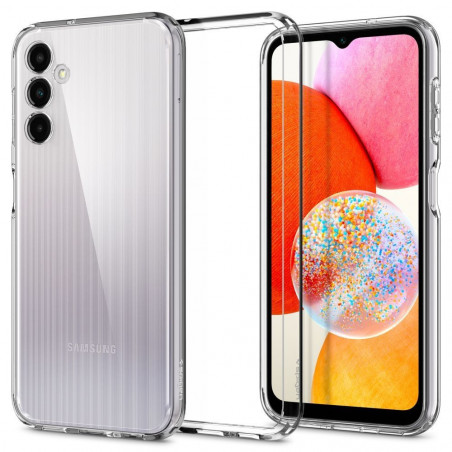 Samsung Galaxy A14 LTE Coque Spigen Ultra Hybrid Clair comme du cristal  Transparent