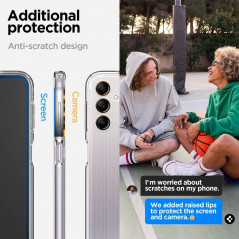 Samsung Galaxy A14 5G Coque Spigen Ultra Hybrid Clair comme du cristal  Transparent