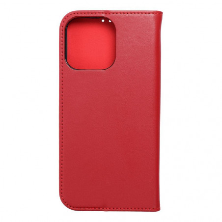 Apple iPhone 15 Pro Max Portefeuilles Leather case SMART PRO Élégant  Bordeaux