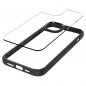 Apple iPhone 15 Plus Coque Spigen Ultra Hybrid Clair comme du cristal  Noir mat