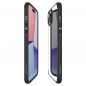 Apple iPhone 15 Plus Coque Spigen Ultra Hybrid Clair comme du cristal  Noir mat