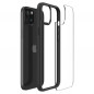Apple iPhone 15 Plus Coque Spigen Ultra Hybrid Clair comme du cristal  Noir mat