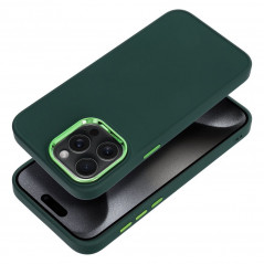 Apple iPhone 15 Pro Max Coque FRAME Élégant  Vert