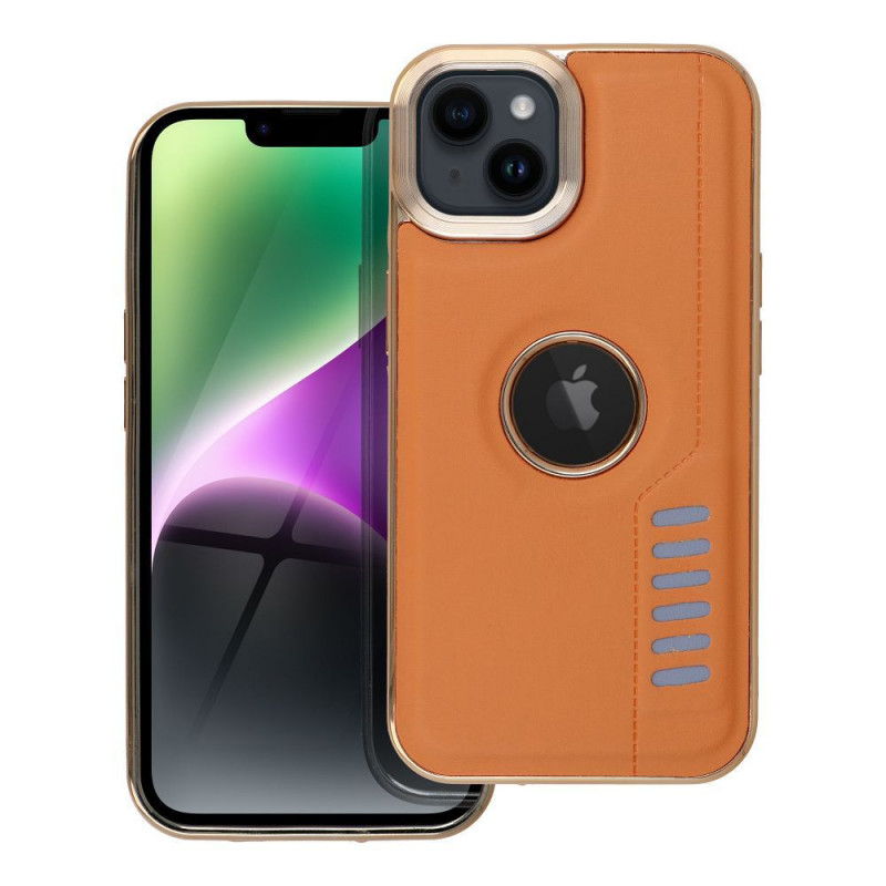 Apple iPhone 14 Coque MILANO Brun