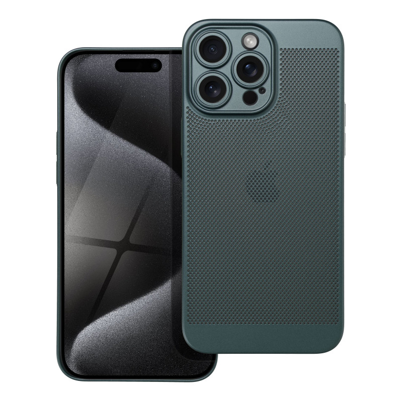 Apple iPhone 15 Pro Max Coque Breezy Vert