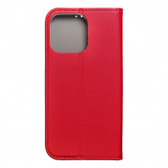 Apple iPhone 15 Pro Max Portefeuilles Smart Case Book Rouge