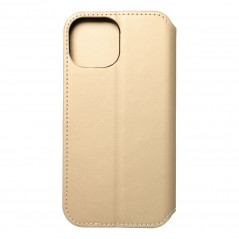Apple iPhone 15 Portefeuilles Dual Pocket book Or