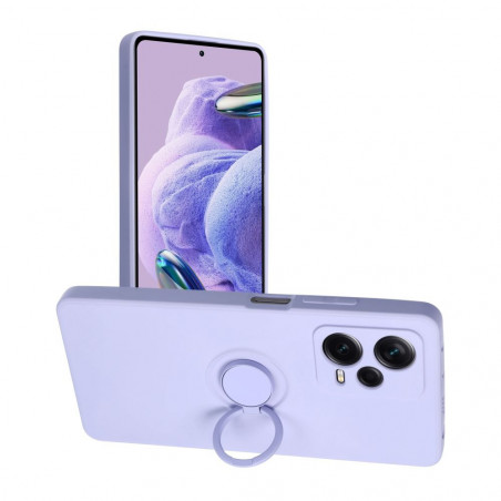 XIAOMI Redmi Note 12 Pro Plus 5G Coque Silicone ring Violet (Violet)