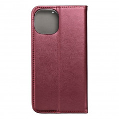Apple iPhone 15 Portefeuilles Smart Magneto book Bourgogne