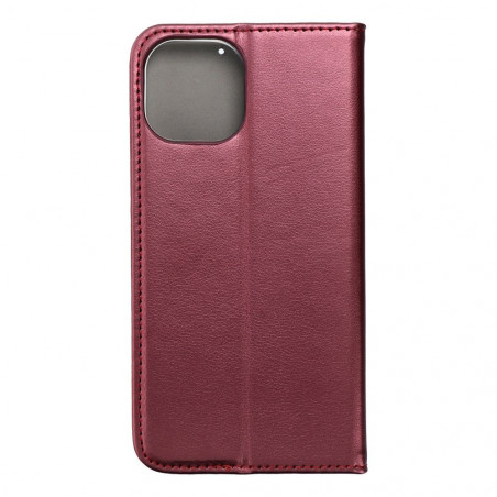 Apple iPhone 15 Portefeuilles Smart Magneto book Bourgogne