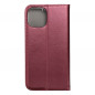 Apple iPhone 15 Portefeuilles Smart Magneto book Bourgogne