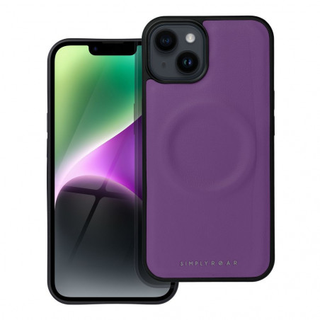 Apple iPhone 14 Coque Roar Mag Morning Élégant  MagSAFE  Violet (Purple)