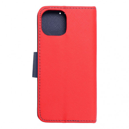 Apple iPhone 15 Portefeuilles Fancy Book Rouge / Marine