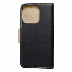 Apple iPhone 15 Pro Portefeuilles Fancy Book Noir