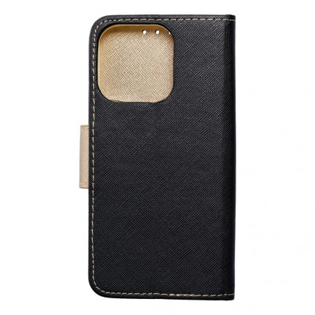 Apple iPhone 15 Pro Portefeuilles Fancy Book Noir