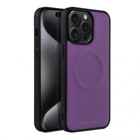 Apple iPhone 15 Pro Max Coque Roar Mag Morning Élégant  MagSAFE  Violet (Purple)