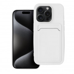 Apple iPhone 15 Pro Coque Card Blanc