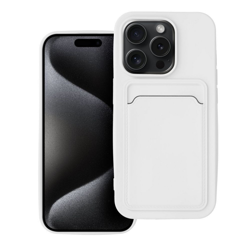Apple iPhone 15 Pro Coque Card Blanc
