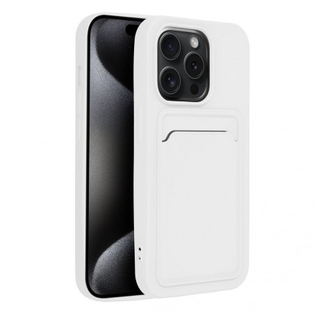 Apple iPhone 15 Pro Coque Card Blanc