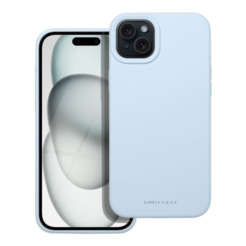 Apple iPhone 15 Plus Coque Roar Cloud-Skin Bleu clair