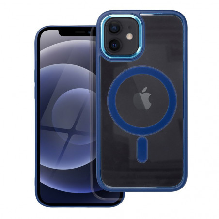 Apple iPhone 12 Pro Coque Color Edge Mag MagSAFE  Bleu marine
