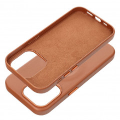 Apple iPhone 14 Pro Coque Roar Leather Mag Élégant  MagSAFE  Brun