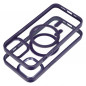 Apple iPhone 14 Coque Color Edge Mag MagSAFE  Violet profond