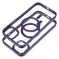 Apple iPhone 14 Plus Coque Color Edge Mag MagSAFE  Violet profond