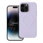 Apple iPhone 14 Pro Max Coque Roar Leather Mag Élégant  MagSAFE  Violet (Purple)