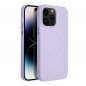 Apple iPhone 14 Pro Max Coque Roar Leather Mag Élégant  MagSAFE  Violet (Purple)