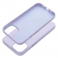 Apple iPhone 15 Coque Roar Leather Mag Élégant  MagSAFE  Violet (Purple)