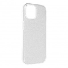 Apple iPhone 15 Coque Shining Argenté