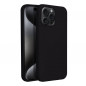 Apple iPhone 15 Pro Max Coque Silicone Élégant  Noir
