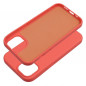 Apple iPhone 15 Coque Silicone Élégant  Pêche