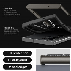 Samsung Galaxy S23 Ultra 5G Coque Spigen Neo Hybrid Gris bleuâtre foncé