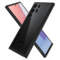Samsung Galaxy S23 Ultra 5G Coque Spigen Ultra Hybrid Clair comme du cristal  Noir mat