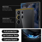 Samsung Galaxy S23 Ultra 5G Coque Spigen Ultra Hybrid Clair comme du cristal  Noir mat