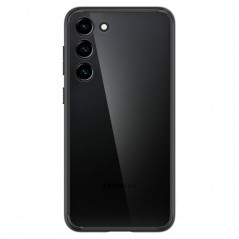 Samsung Galaxy S23 Plus 5G Coque Spigen Ultra Hybrid Clair comme du cristal  Noir mat