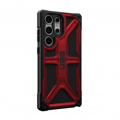 Samsung Galaxy S23 Ultra 5G Coque Urban Armor Gear Monarch Étui haut de gamme  MagSAFE  Cramoisi