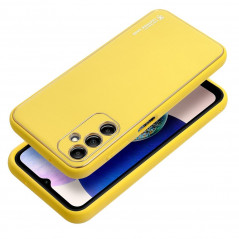 Samsung Galaxy A14 LTE Coque Leather Jaune
