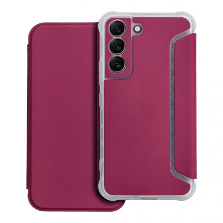Samsung Galaxy S22 Portefeuilles Piano Book Magenta