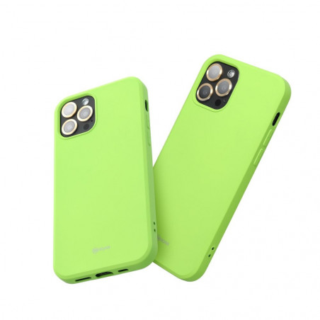 Apple iPhone 14 Pro Coque Roar Colorful Jelly Vert citron