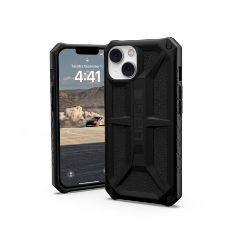 Apple iPhone 14 Plus Coque Urban Armor Gear Monarch Étui haut de gamme  MagSAFE  Noir