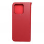 XIAOMI Redmi 10C Portefeuilles Leather case SMART PRO Élégant  Bordeaux